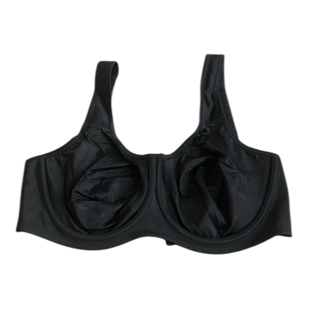 SYROKAN Black Underwire Sports Bra Adjustable Strap Size 36E